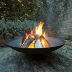 Cast Iron Disc Fire Pit - Large -Garden & Outdoors pr2000014001 card8 lg