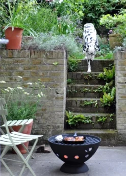 Cast Iron Fire Pit With Grill -Garden & Outdoors pr2000019246 card7 lg