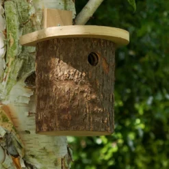 Natural Log Tit Nesting Box -Garden & Outdoors pr2000022581 card3 lg