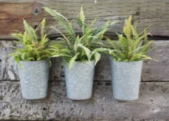Galvanised Wall Planters - Set Of 3 -Garden & Outdoors pr2000027861 card4 lg