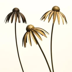 Echinacea Plant Stake - Antique Brass -Garden & Outdoors pr2000028406 card4 lg
