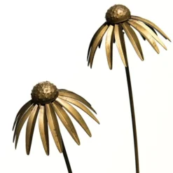Echinacea Plant Stake - Antique Brass -Garden & Outdoors pr2000028406 card5 lg