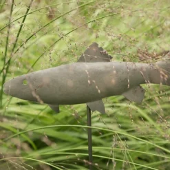 Antique Pewter Metal Trout Stake -Garden & Outdoors pr2000028881 card4 lg