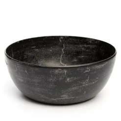 Rough Cast Aluminium Bowl - Charcoal Black -Garden & Outdoors pr2000028887 card10 lg