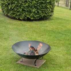 Iron Disc Fire Pit Bowl With Tripod Base 8 Iron Disc Fire Pit Bowl With Tripod Base -Garden & Outdoors pr2000029435 card3 lg