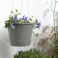 Hanging Aged Ribbed Planter -Garden & Outdoors pr2000031414 card11 lg
