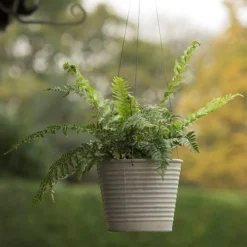 Hanging Aged Ribbed Planter -Garden & Outdoors pr2000031414 card5 lg