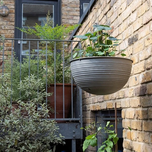 Hanging Aged Ribbed Bowl 2 Hanging Aged Ribbed Bowl - Image 2