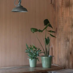 Cast Aluminium Pot Cover With Verdigris Patina -Garden & Outdoors pr2000031480 card7 lg