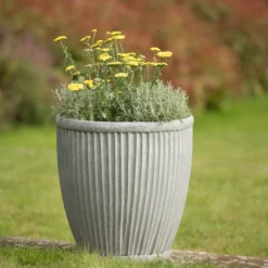 Garden & Outdoors 29 Tall Antique Zinc Dolly Pot