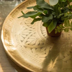 Solid Etched Brass Tray 7 Solid Etched Brass Tray -Garden & Outdoors pr2000031508 card4 lg