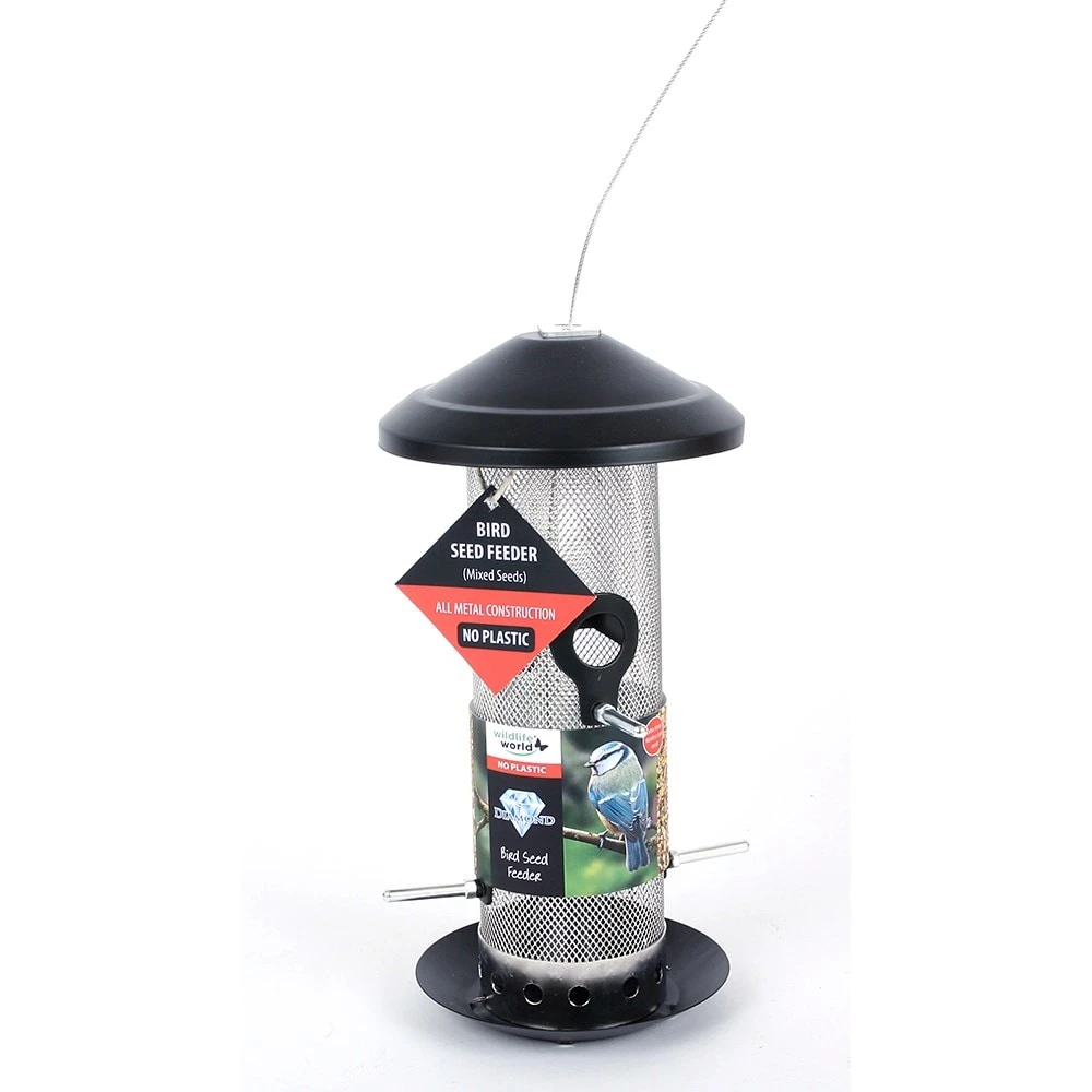 Stainless Steel Seed Feeder 2 Stainless Steel Seed Feeder - Image 2