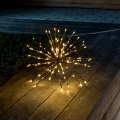 Starburst Hanging Light - Brass