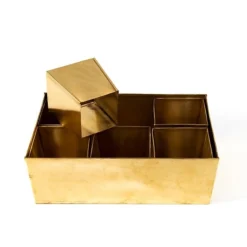 Brass Tray With 6 Brass Grow Pods -Garden & Outdoors pr2000037485 card3 lg