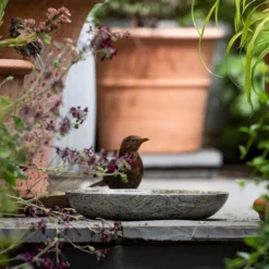 Turned Green Marble Bird Bowl -Garden & Outdoors pr2000037502 card4 lg