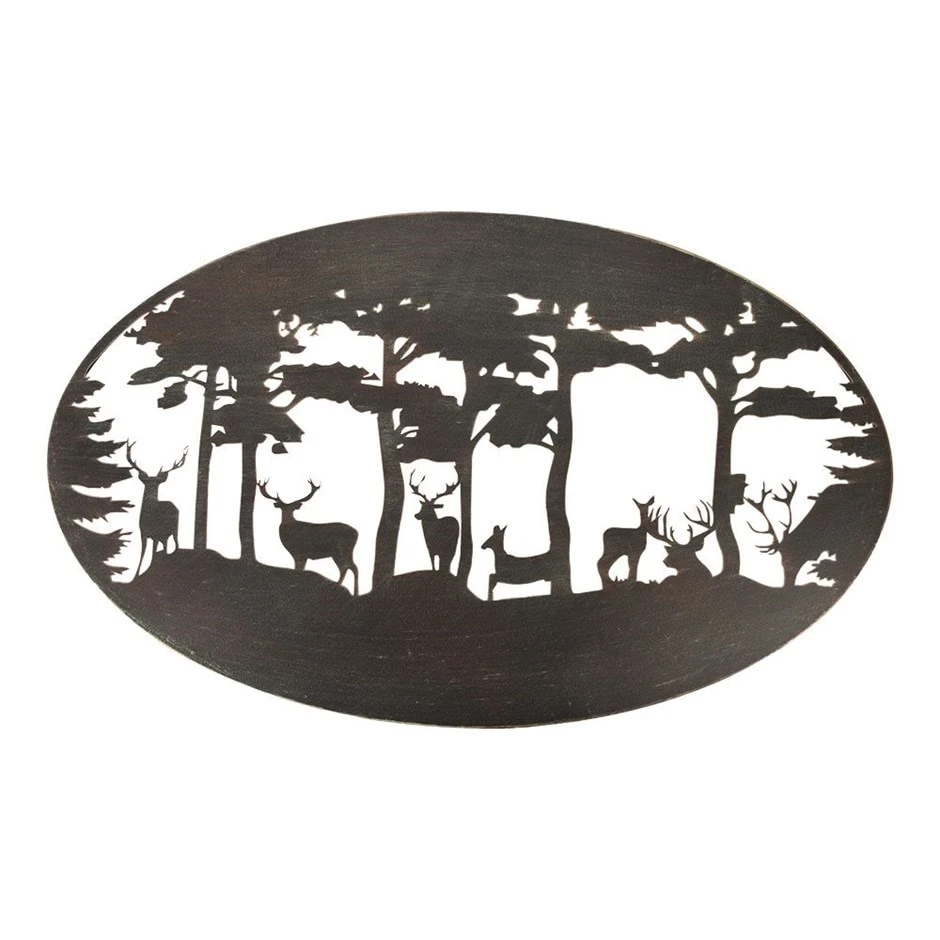 Deer Wall Art - Oval 1 Deer Wall Art - Oval