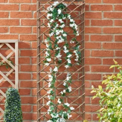 Framed Willow Trellis Panel