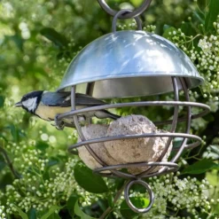 Brushed Aluminium Satellite Fat Ball Feeder -Garden & Outdoors pr2000040682 card5 lg