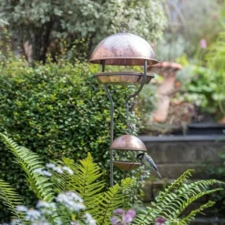 Brushed Copper Satellite Bird Seed Feeder -Garden & Outdoors pr2000040690 card7 lg
