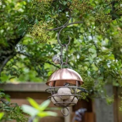 Brushed Copper Satellite Fat Ball Feeder -Garden & Outdoors pr2000040691 card3 lg