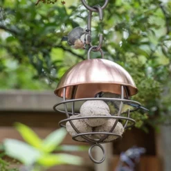 Brushed Copper Satellite Fat Ball Feeder -Garden & Outdoors pr2000040691 card7 lg