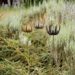 Flower Stake Tealight Holder - Antique Bronze -Garden & Outdoors pr2000040769 card4 lg