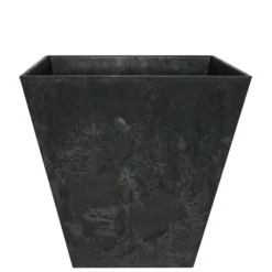Tapered Plant Pot - Black -Garden & Outdoors pr2000040996 card3 lg