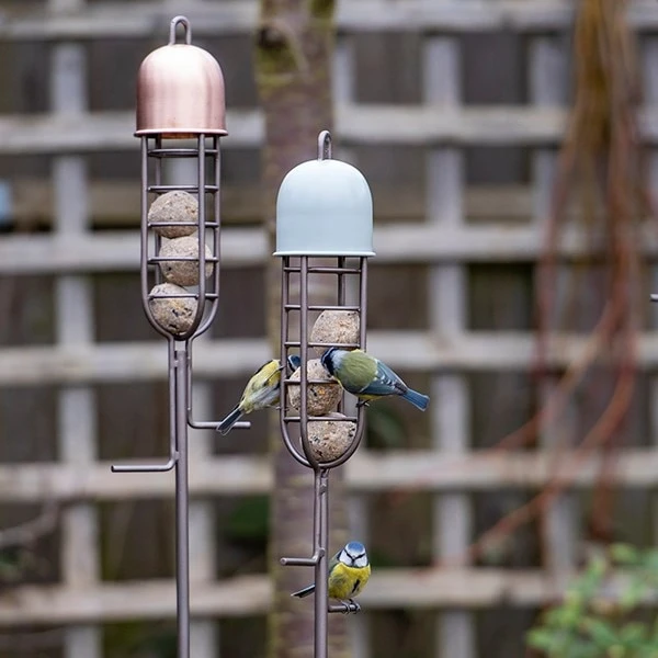 Garden Stake Fat Ball Feeder - Putty Grey 5 Garden Stake Fat Ball Feeder - Putty Grey - Image 5