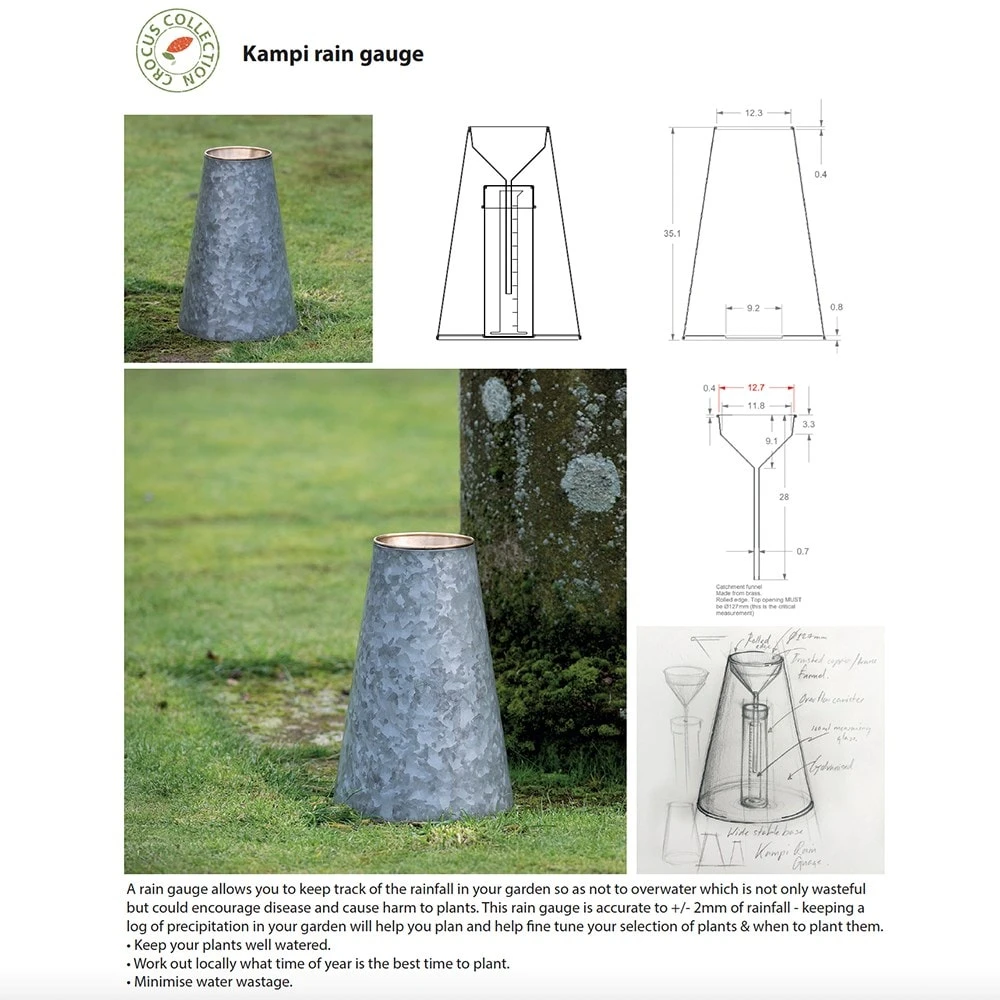 Kampi Gardeners Rain Gauge 4 Kampi Gardeners Rain Gauge - Image 4