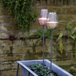 Tulip Stake Tealight Holder (adjustable Height) - Brushed Copper -Garden & Outdoors pr2000041728 card4 lg