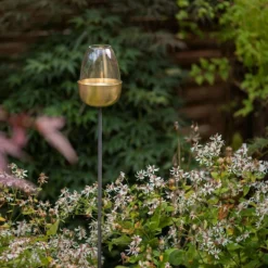 Tulip Stake Tealight Holder (adjustable Height) - Brushed Brass 14 Tulip Stake Tealight Holder (adjustable Height) - Brushed Brass -Garden & Outdoors pr2000041729 card7 lg