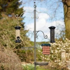 Pewter Bird Station