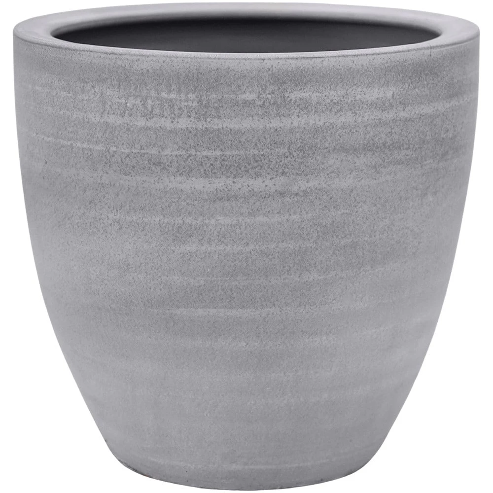 Tapered Large Plant Pot - Grey 2 Tapered Large Plant Pot - Grey - Image 2