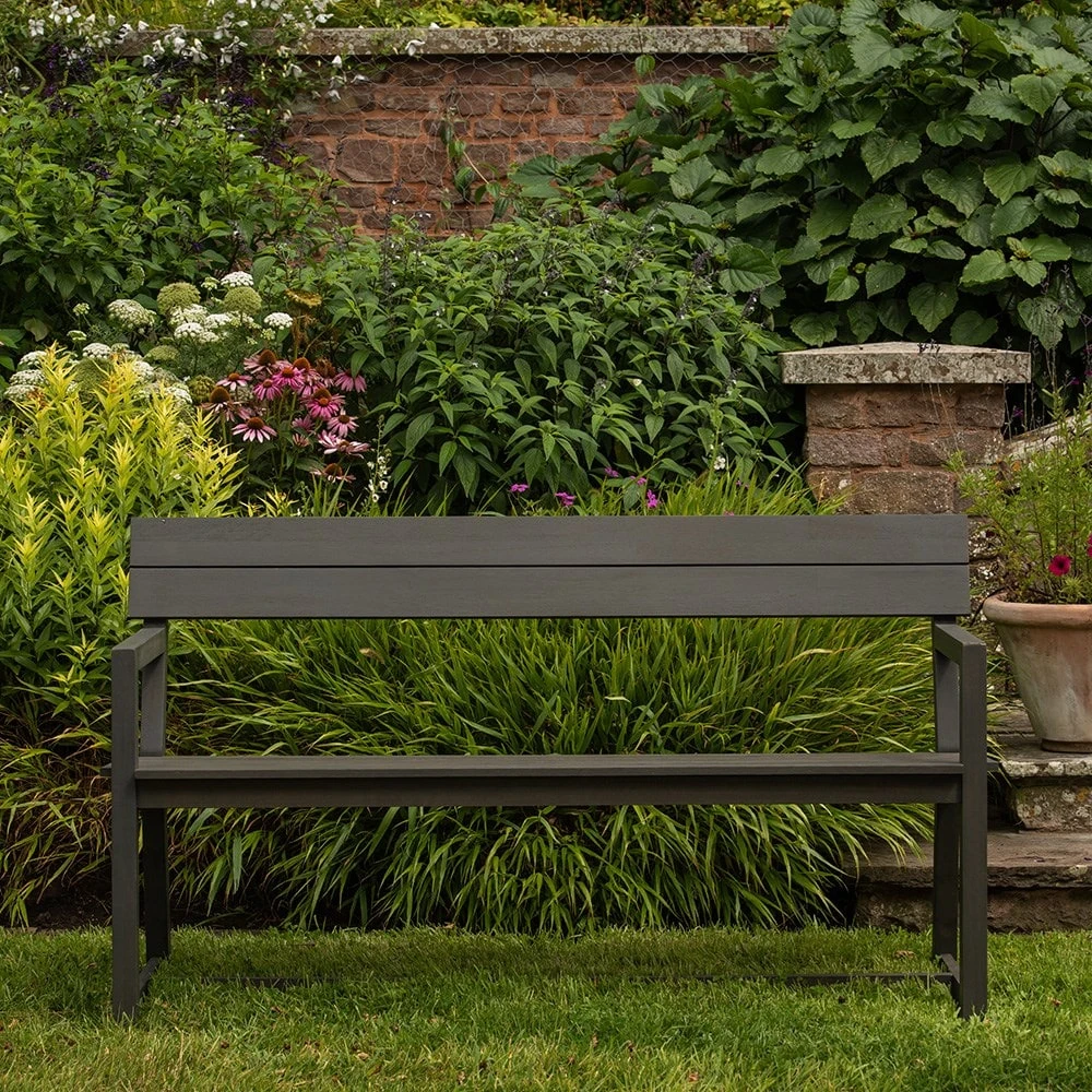 Mkaa Bench With Armrests - Three Seater 2 Mkaa Bench With Armrests - Three Seater - Image 2