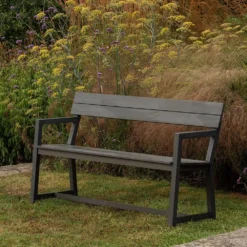Mkaa Bench With Armrests - Three Seater 9 Mkaa Bench With Armrests - Three Seater -Garden & Outdoors pr2000046293 card4 lg