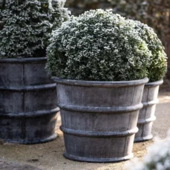 Greystoke Ribbed Planter - Aged Zinc -Garden & Outdoors pr2000046295 card7 lg