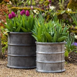 Greystoke Barrel Planter -Garden & Outdoors pr2000046297 card6 lg