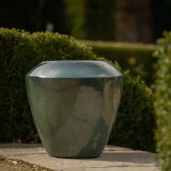 Glazed Terracotta Feature Pot - Moss Green -Garden & Outdoors pr2000046302 card5 lg