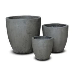 Cement Pot - Waxed -Garden & Outdoors pr2000046322 card6 lg