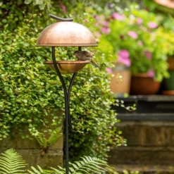Stake Bird Feeder - Copper 7 Stake Bird Feeder - Copper -Garden & Outdoors pr2000046886 card3 lg