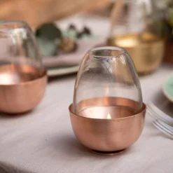 Tulip Tealight Holder - Copper 14 Tulip Tealight Holder - Copper -Garden & Outdoors pr2000046888 card7 lg