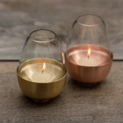 Tulip Tealight Holder - Brass -Garden & Outdoors pr2000046889 card7 lg