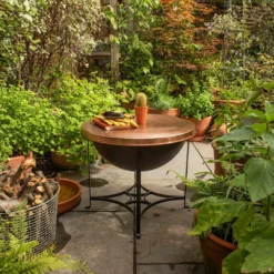 Fire Pit/table With Copper Top - Low -Garden & Outdoors pr2000046896 card8 lg