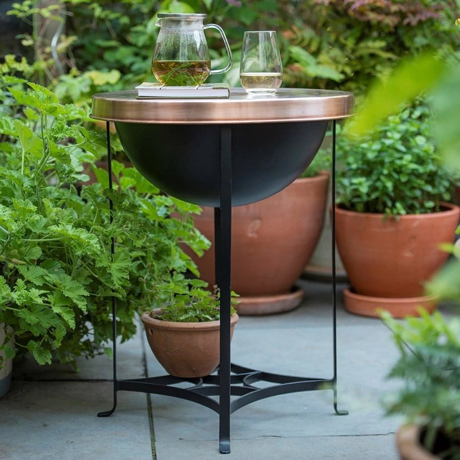 Fire Pit/table With Copper Top - Tall 1 Fire Pit/table With Copper Top - Tall