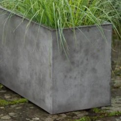Rectangular Terrace Planter - Weathered Cement -Garden & Outdoors pr2000048710 card5 lg