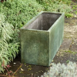 Rectangular Terrace Planter - Verdigris -Garden & Outdoors pr2000048712 card6 lg