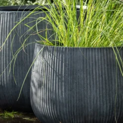 Ripple Bowl Planter - Ash Grey 12 Ripple Bowl Planter - Ash Grey -Garden & Outdoors pr2000048719 card5 lg