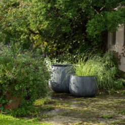 Ripple Bowl Planter - Ash Grey 15 Ripple Bowl Planter - Ash Grey -Garden & Outdoors pr2000048719 card8 lg