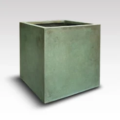 Square Terrace Planter - Verdigris -Garden & Outdoors pr2000048721 card4 lg