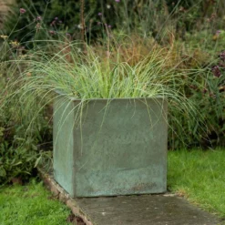 Square Terrace Planter - Verdigris -Garden & Outdoors pr2000048721 card7 lg